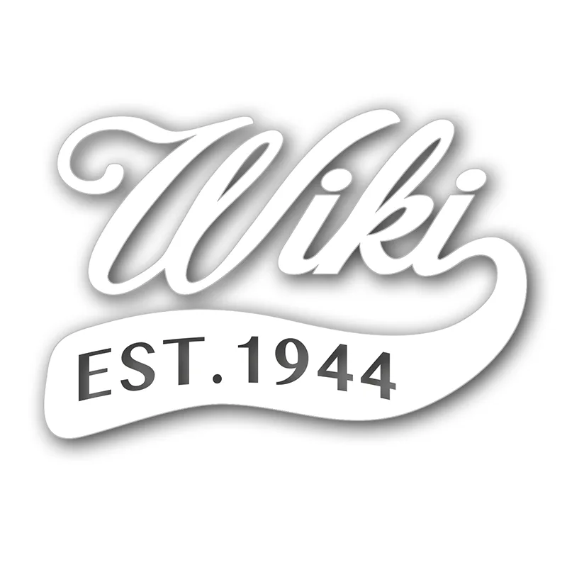 WIKI Heckscheibenaufkleber